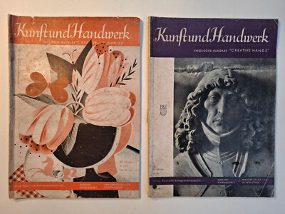 Kunst und Handwerk, Englische Ausgabe  Creative Hands  2 St. 1931 / 1932