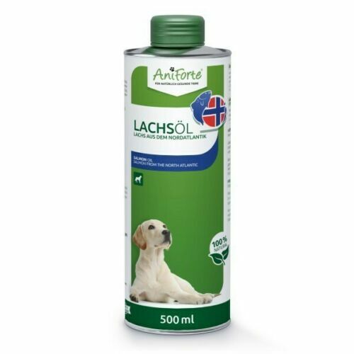 Dr.Clauder's Barf Traditionelles Lachsöl - Nahrungsergänzung Für Glänzendes Fell Bei Hunden & Katzen