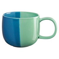 Asa Selection Joy Kaffeetasse Teetasse Kaffeebecher Porzellan GrüN Blau 400 Ml