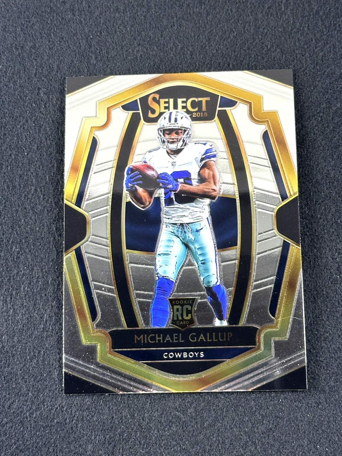 2018 Panini Select MICHAEL GALLUP Premier Level Rookie RC #180 Dallas Cowboys
