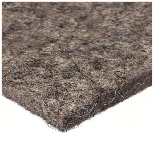 1/8" Thick 12" x 12" Gray Firm Wool Fiber Felt F3 Sheet with Adhesive Backing - Picture 1 of 1