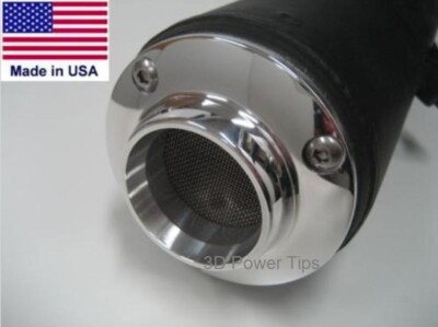 HONDA 2D CNC MUFFLER EXHAUST TIP CRF 150 150F 230 230F w/ SPARK ARRESTOR SCREEN