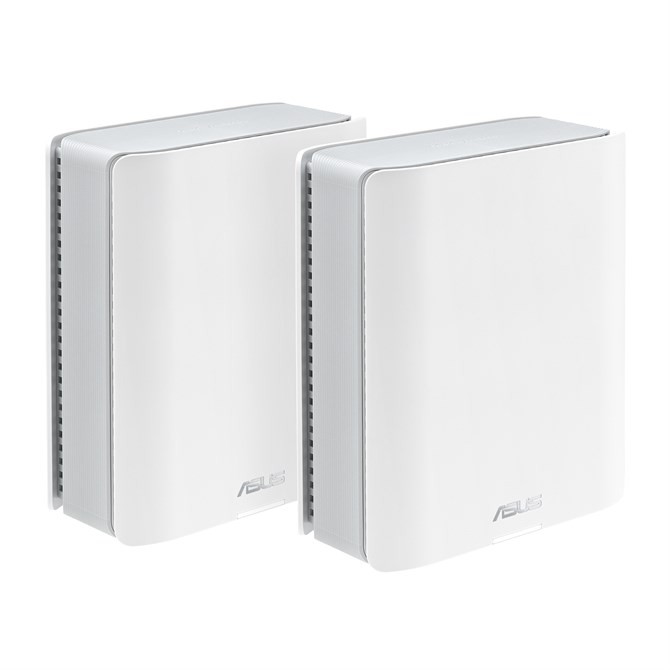 ASUS ZenWiFi BT8 2-Pack Tri-Band 2.4 GHz / 5 GHz / 6 GHz Wi-Fi 7 802.11be White