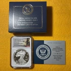 250th Anniversary U S Navy American Eagle First Release NGC PF 69 With Box  COA