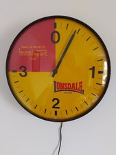 Vintage Lonsdale Boxing Round Timer Clock. Made in Milan By Leone Sport.