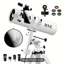 High Power Telescope 150EQ Astronomical Reflector Telescope 150mm Aperture