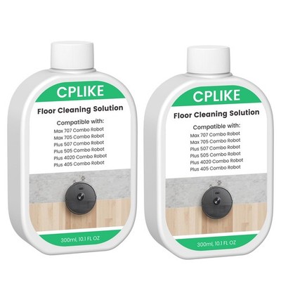 Solution Cleaning 10.1 fl oz Pack of 2 Roomba Compatible Floor CPLIKE Plus Combo