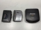 Sony Walkman & Discman CD Player / Cassette Tape Lot Set Truly Untested Vintage