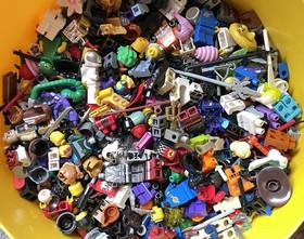 LEGO Bulk MINIFIGURES Parts & Pieces: 1/16 lbs (1 oz) FAST FREE SHIPPING!