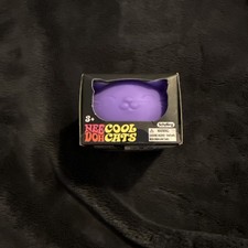 NeeDoh Cool Cats Squishy Stress Toy Purple NEW Schylling