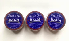 3 Packs Trader Joe's Head to Toe Moisturizing Balm Sealed No Greasy 3 Jars