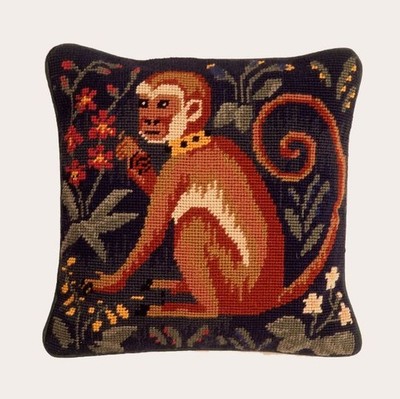 Ehrman AFFE von CANDACE BAHOUTH Gobelin Nadelspitze VINTAGE KIT Jagdteppich