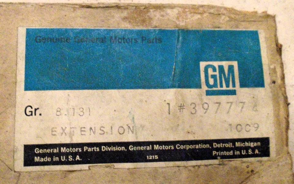 Новое из старых запасов 1968 OLDSMOBILE 88 98 RH удлинитель переднего крыла GM: 397774 - Изображение 2 из 4