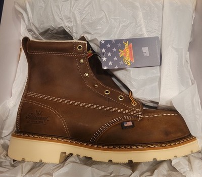 Thorogood American Heritage Men's Leather Moc Toe Work Boots - 9 US