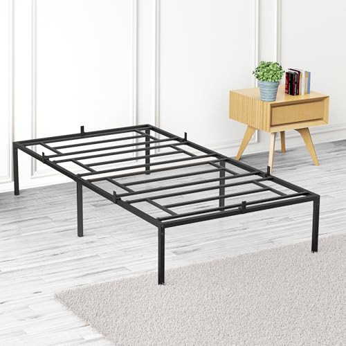 14 Inch Sturdy Metal Platform Bed Frame Heavy Duty Simple Design-image