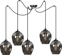 Moderne Lampe HäNgelampe Pendelleuchte 5X60W/E27 IP20 Level 757/5