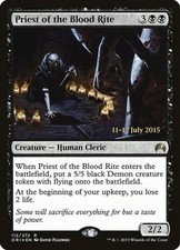 Priest of the Blood Rite -Foil Light Play MTG Promos: Prerelease Cards