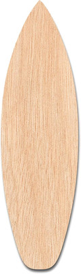Handcrafted Wooden Mini Surfboard - Perfect for Surf Board Decor - Authentic Woo