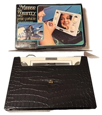 Jerdon Mirror Go Lightly Mirror Magnifed Make Up Lighted Travel Case 2 Sided Vin