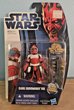 Brand New Star Wars The Clone Wars  CW18 Clone Commander FOX Figure 2012