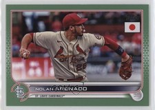2022 Topps Japan Edition Jade Green 61/75 Nolan Arenado #184 7xr