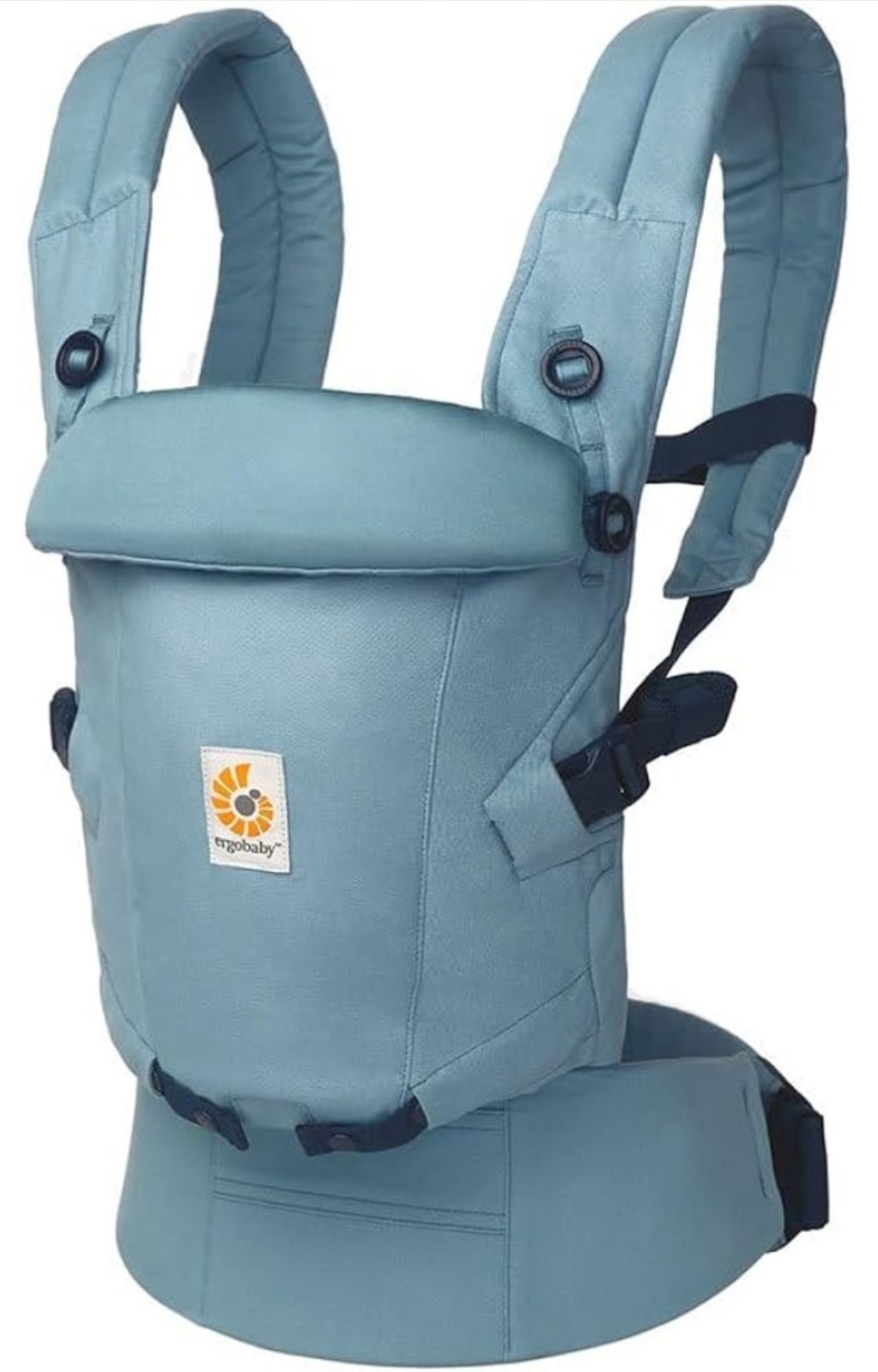 ErgobabyBabytrageAdaptSoftTouchCottonDesignSlateBlue