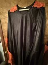 Witch Halloween Costume With Spider Web Sleeves Girls Large