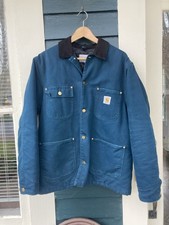 Carhartt WIP OG Chore Coat Small Arctic Blue