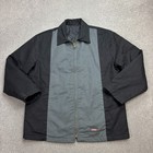 Dickies Jacket Adult Medium Black Detroit Chore Canvas Duck Work Wear Coat Mens*