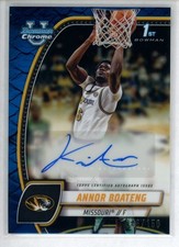 2024-25 Bowman U Chrome Annor Boateng Prospect Auto Blue Reptilian Ref /150