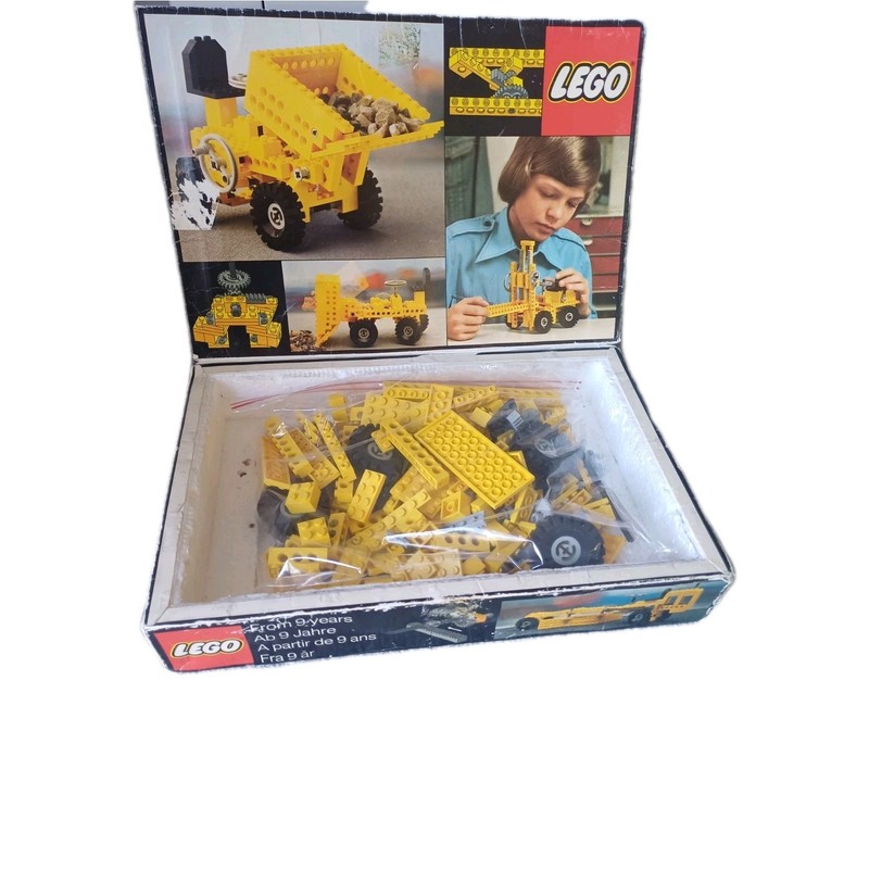 Vintage LEGO Technic 850 Forklift 100% complete with box No instructions