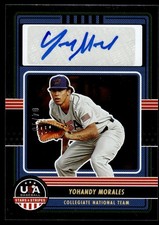 2023 Panini Stars & Stripes YOHANDY MORALES GOLD AUTO 4/10 CNTS-YM