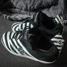 Heelys Größe 5 EUR 38 schwarz-weiße Streifen einmal getragen