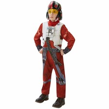 POE X-Wing Fighter Deluxe Disney Star Wars Movie Teen Boys Costume 13-14 Years