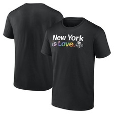 Men's  Black New York Liberty City Pride T-Shirt