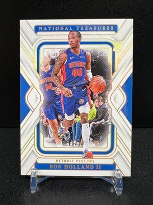 2024 National Treasures Ron Holland II Gold Base RC 10/10 - Pistons
