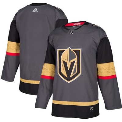 Adidas Las Vegas Golden Knights Alternate Home Gray Authentic Pro Jersey Sz 52