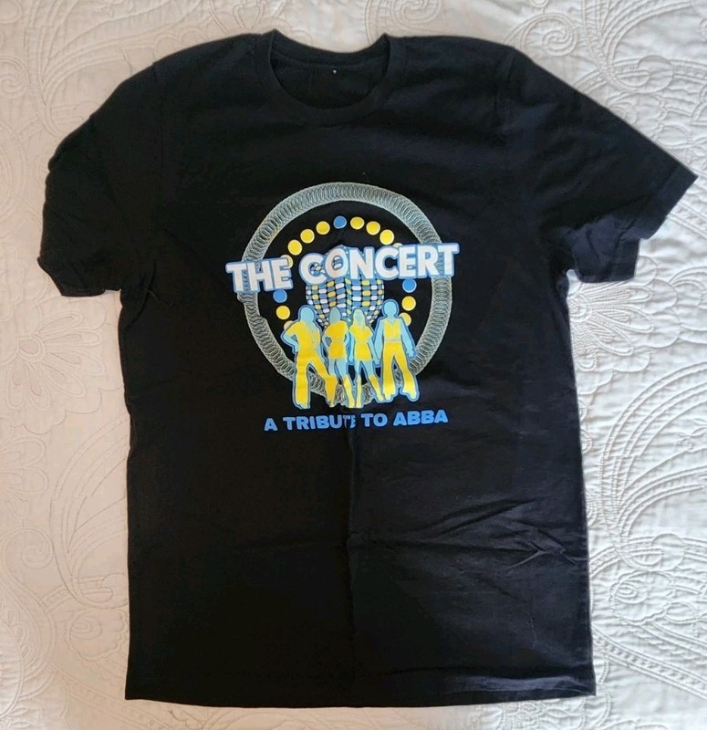 The Concert: A Tribute to ABBA T-Shirt – Graphic Tee – Size large