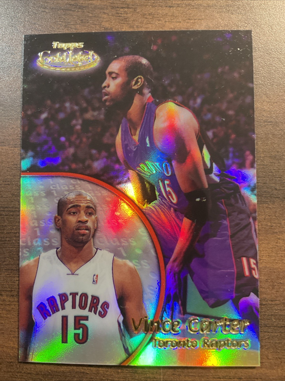 1999-00 Topps Gold Label #33 Vince Carter Raptors