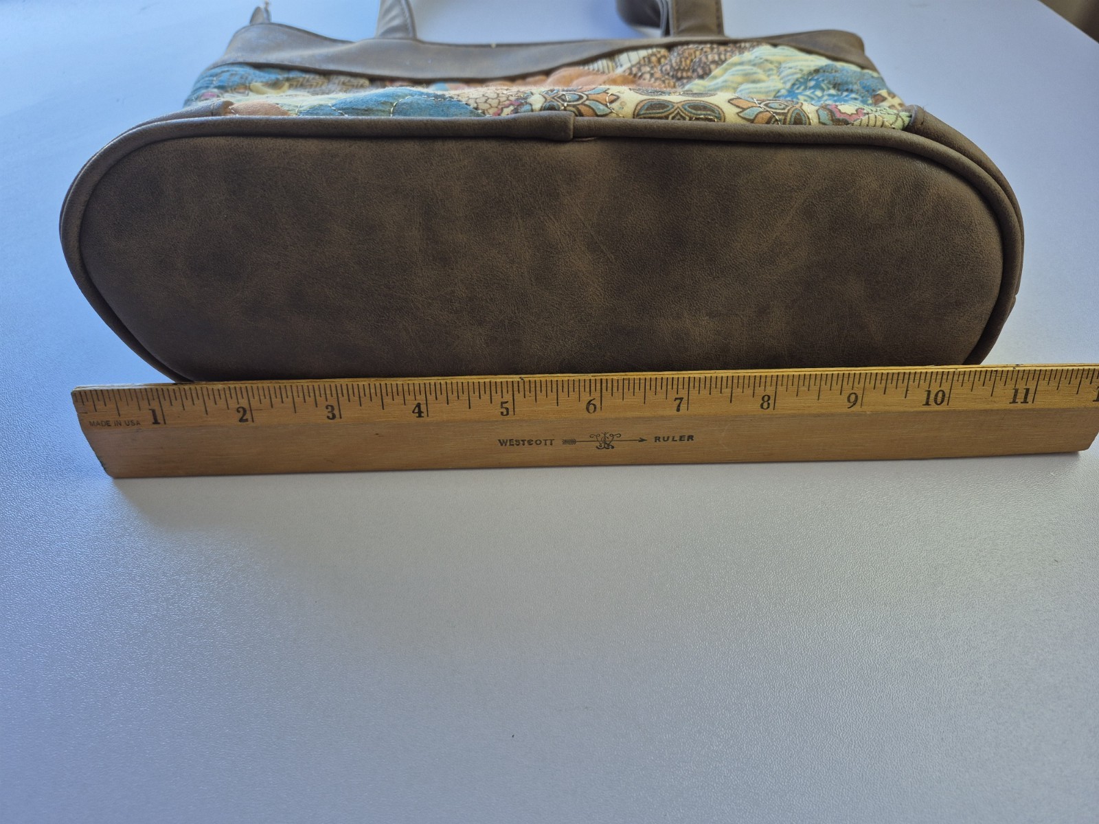 Donna Sharp Quilted Patchwork Handbag Totebag Ken… - image 7