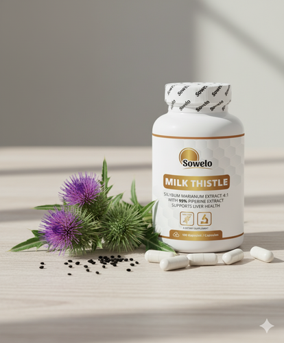 Extrait de Chardon-Marie 500mg avec gélules Pipérine Vegan | Régénération Foie - Photo 5/8