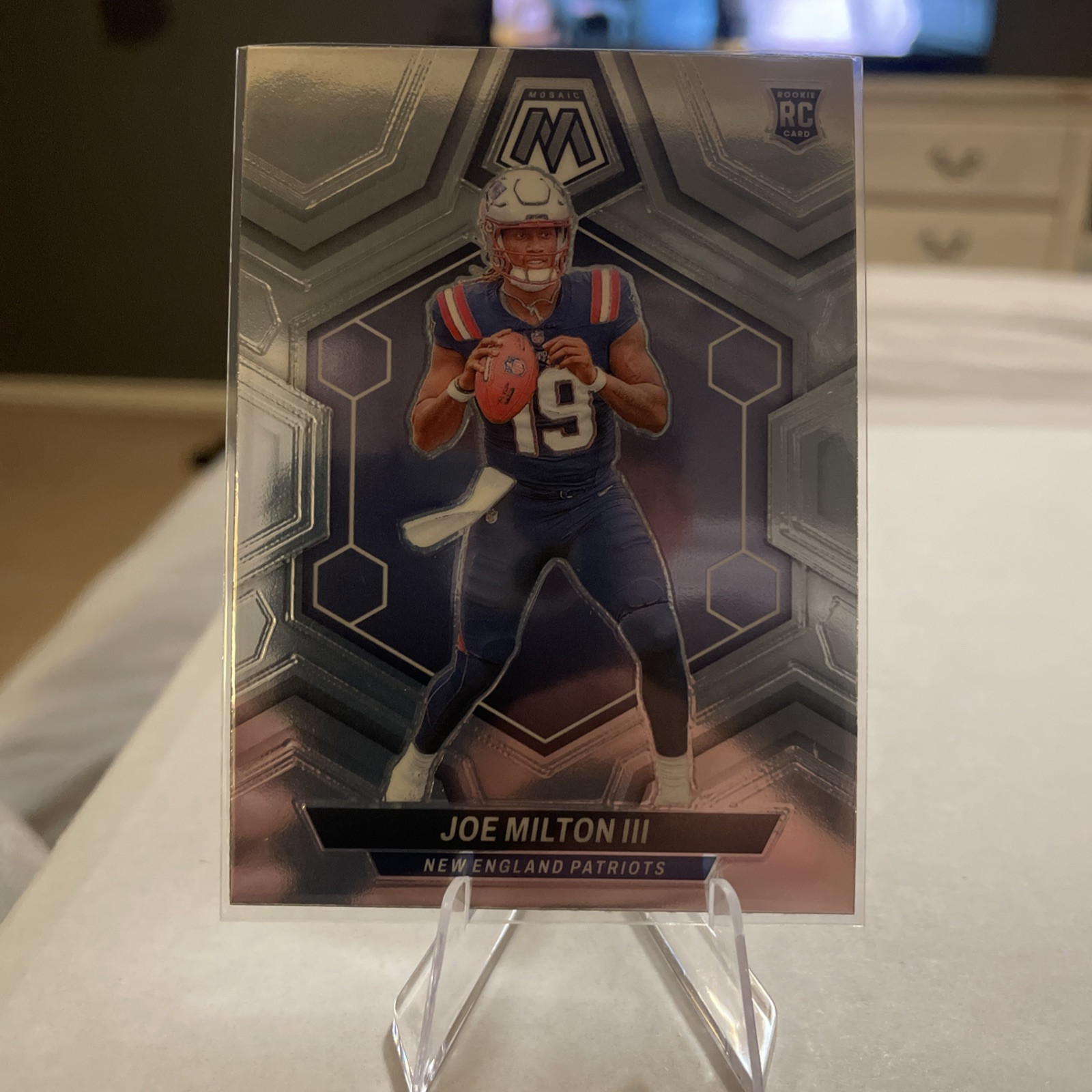 Joe Milton III - 2024 Panini Mosaic Silver Base Rookie RC #397 Football Card