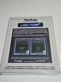 Vector 21 Vectrex Complete Game with Custom Box and Overlay