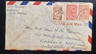 1930s Dhahran Saudi Arabia Airmail Arabic Oil Company Cover to Oakland Ca USA — photo 1