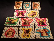 GREMLINS Complete Stickers Set w/PUZZLE - 198...