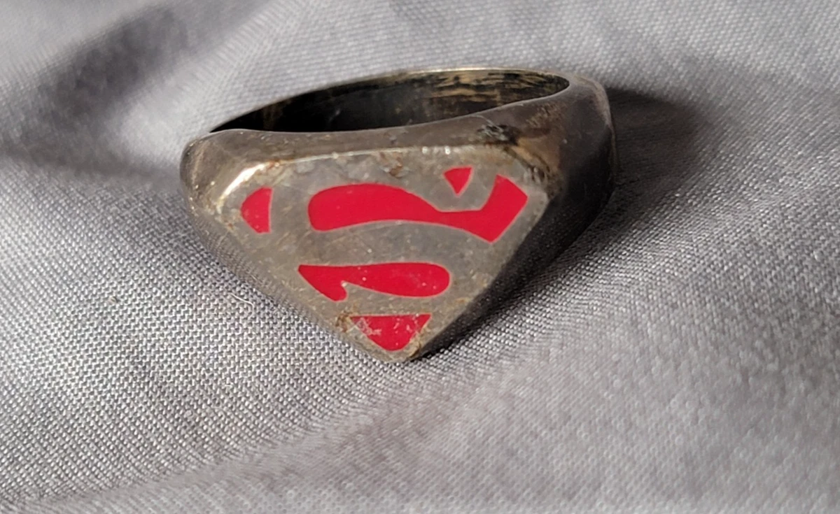 sterling silver superman ring products for sale | eBay
