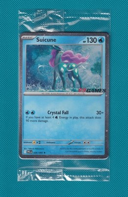Suicune Sealed EB Games Stamped Promo 036/094 For Phantasmal Flames Master