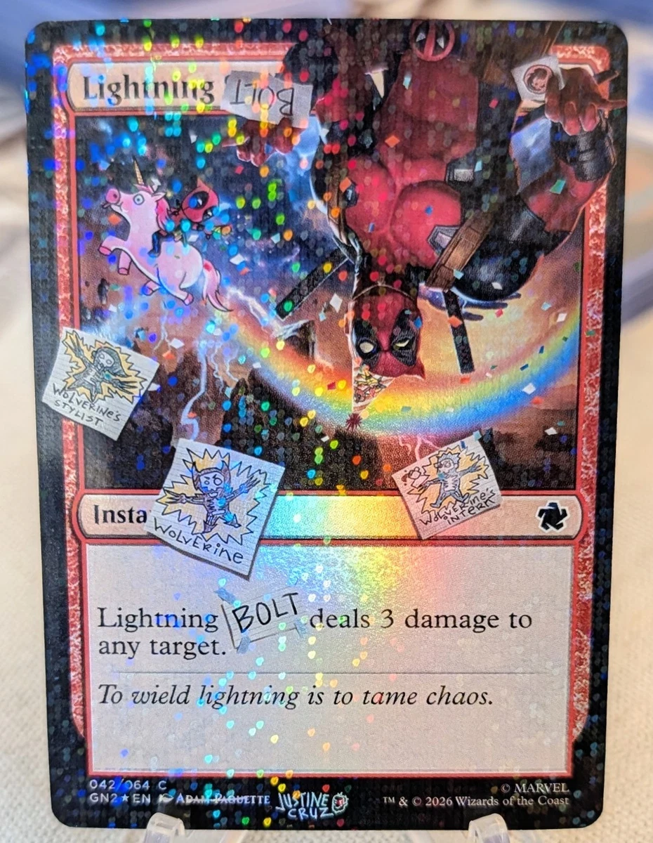 Lightning Bolt In Individual Magic: The Gathering Cards for sale