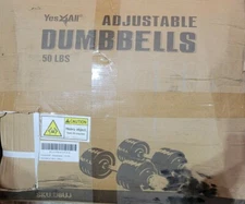 Yes4All Adjustable Dumbbells - 50 lb Dumbbell Weights 2x25lb Pair
