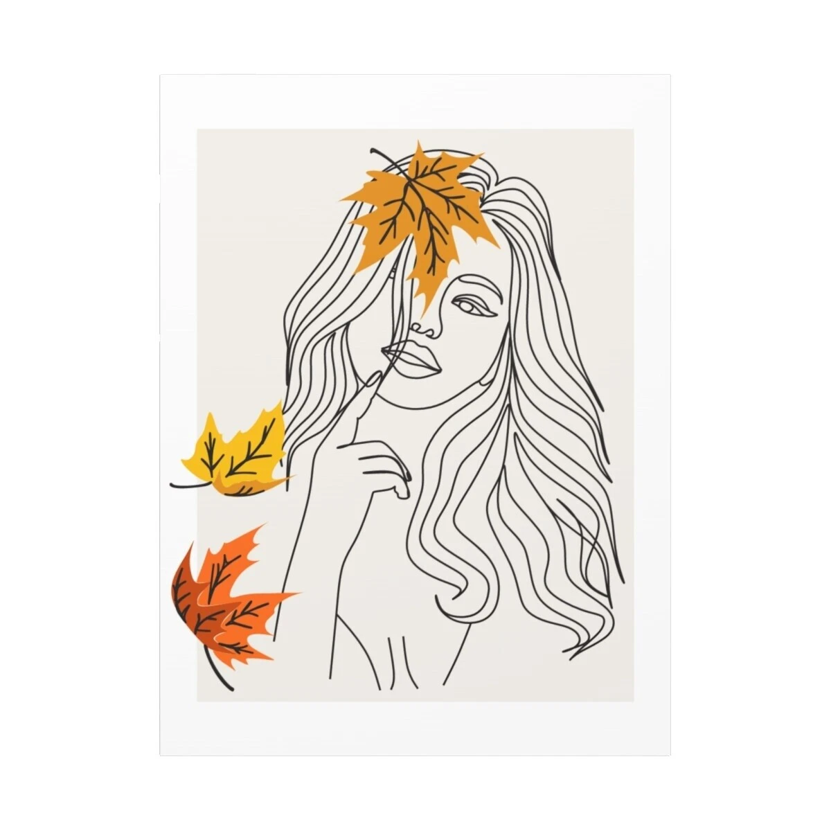 Pósters y estampados de arte blanco para decoración del hogar